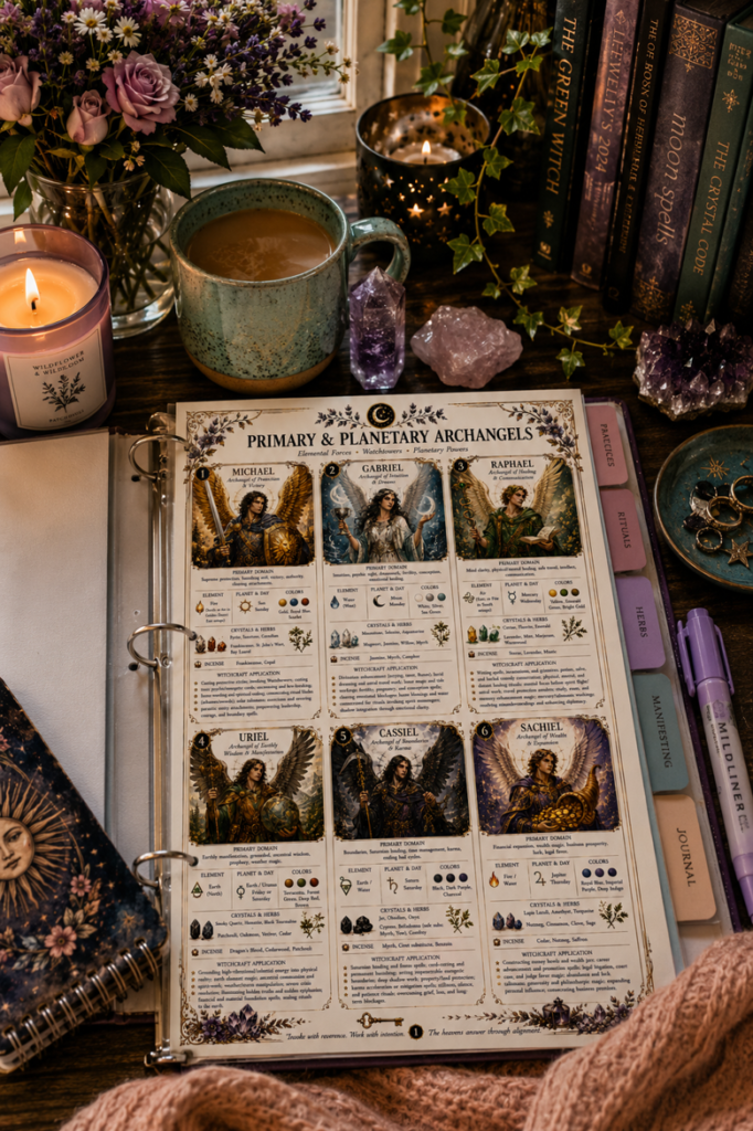 Archangels & Celtic Upper Realm Deities | Grimoire Expansion Set