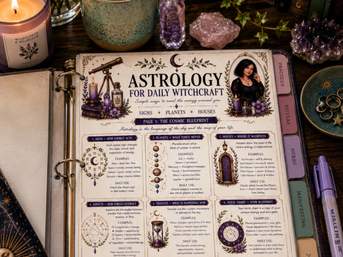 Astrology for Daily Witchcraft | Grimoire Expansion Set