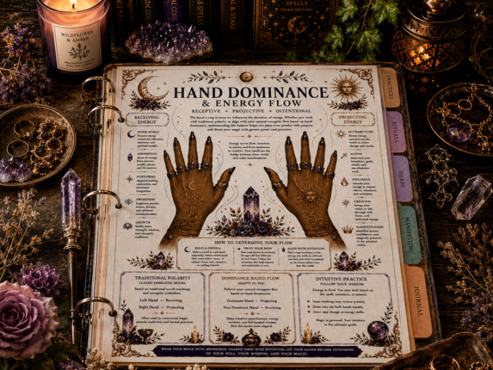 The Witch’s Daily Grimoire Expansion: Ring Correspondences & Energy Flow