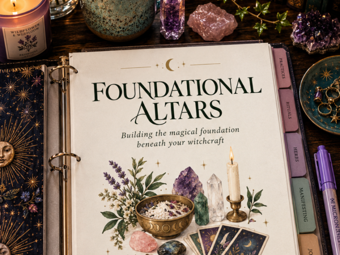 Foundational Altars Guide + Free Bonus: Printable Altar Focus Cards