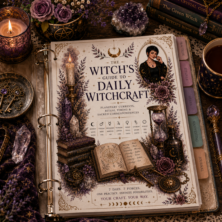 The Witch’s Daily Grimoire | A Practical Guide to Everyday Witchcraft